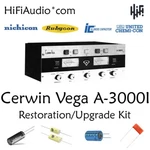 Cerwin Vega A3000I Amplifier Restoration Kit Repair Upgrade Recap Capacitor. Fixed Price $175.00.