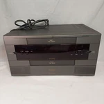 Go Video Dual Vcr System GV-6020/6200/6250 No Remote, Power Lights Up, Untested. Fixed Price $15.98.