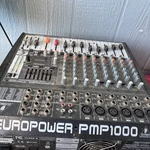 Behringer PMP1000 Europower 500W 12-CHANNEL Powered Mixer + Multi-fx Processor. Fixed Price $129.99.