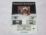 Pioneer Personal Stereo Portable Boombox SK900 Catalogue Brochure Japan Printed. Fixed Price $8.30.