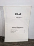 Akai HX-M77R Original Schematics Vintage Paperwork Manual Electronics. Fixed Price $8.99.