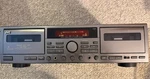 Jvc TD-W709, Black, Double Cassette Deck, Dual Player And Recorder. Fixed Price $54.95.