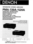 Denon PMA-520A 720A Pre-main Amplifier Owners Manual. Fixed Price $22.24.