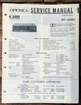 Sharp / Optonica RT-5050 Cassette Service Manual *original*. Fixed Price $14.97.