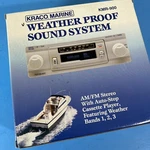 Vintage Kraco Weatherproof Am/fm Stereo, Cassette & Bands New Old Stock. Fixed Price $69.99.