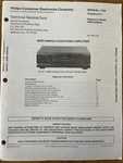 Philips 1709 MRB130BK01 Supplement Amplifier Original Repair Manual. Fixed Price $24.94.