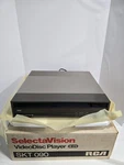 Rca Selectavision Skt 090 Ced Videodisc Player Cib Brand New Wont Discs. Fixed Price $399.99.