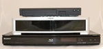 Set Of Three Samsung/sony/bose Dvd Players (BD-JJM51, AV3-2-1III, BDP-S360). Fixed Price $75.00.