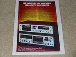 Luxman Cassette Deck Ad, 1977, K-15, K-8, Specs, Article, Info, Beautiful!. Fixed Price $9.99.
