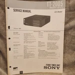 Sony TT-2005 RMT-311 Tenur Timer Unit Service Manual Original Qwik Ship!. Fixed Price $17.98.