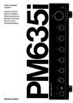 Harman Kardon PM635I Amplifier Owners Manual. Fixed Price $22.24.