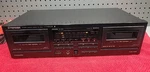 Vtg Pioneer Stereo Double Cassette Deck CT-W5O1R Powers. Fixed Price $79.95.