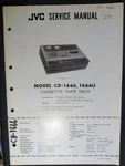 Jvc CD-1666U Cassette Deck Service Manual Original. Fixed Price $29.99.