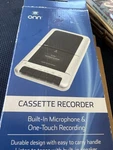 Onn Cassette Tape Recorder Player Built-in Microphone Recording Machine Only. Fixed Price $12.00.
