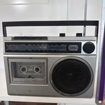 Vintage General Electric Portable Am/fm Radio Cassette Recorder Model 3-5240-A. Fixed Price $40.00.