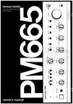 Harman Kardon PM-665 Amplifier Owners Manual. Fixed Price $22.24.