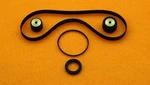 Full Repair Kit For Onkyo TA-2090 2900 Belts (2PCS) + Idler Rollers. Fixed Price $20.00.