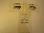 Audiovox Car Cassette Player C-988 Operation Instructions Manual. Fixed Price $5.25.