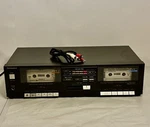 Vintage Technics RS-B24W Dual Double Cassette Player Black Made Japan Tested. Fixed Price $64.99.