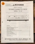 Mitsubishi Mga DT-35 Cassette Service Manual *original*. Fixed Price $19.97.