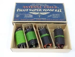 Pilot Super Wasp 601-A Radio Receiver Detector Coil Set + Box (very Nice). Fixed Price $135.00.