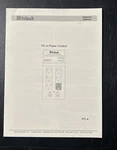 Vintage Original Mcintosh PC4 Power Control Manual, New. Fixed Price $50.00.