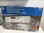 Ge Spacemaker Stereo Radio/cassette Player With Counter Light 7-4287 Rare. Fixed Price $149.99.