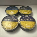 Vtg Silvertone Recording Wire Spool Sears Roebuck Original No. 6757 Lot Of 4. Fixed Price $89.95.