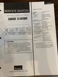 Sansui D-550WR D550WR Direct Cassette Deck Service Manual **original**. Fixed Price $9.99.