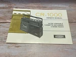 Vintage Radio Marantz Superscope CR-1000A Am/fm Cassette Player Manual. Fixed Price $16.00.