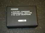 Superscope EC-15P Electret Professional Miniature Tie Clasp Microphone. Fixed Price $32.39.