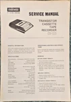 Milovac CR-103 Cassette Tape Recorder Original Service Manual. Fixed Price $15.00.