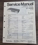 Technics ST-K808 Tuner Preamplifier Service Manual Original. Fixed Price $11.95.