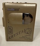 Vintage Audiozine Krystal XLP-5000 2-SPEED Stereo Cassette Player. Fixed Price $25.00.