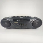 Genexxa Am/fm/dual-cassette Boombox Auto Reverse Record SCR-54. Fixed Price $31.09.