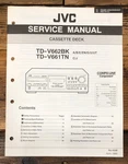 Jvc TD-V662 TD-V661 Cassette Service Manual *original*. Fixed Price $24.97.