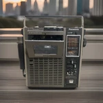1970S Panasonic RQ-454S Portable Compact Cassette Radio Recorder Very Htf Mic. Fixed Price $30.00.