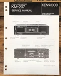 Kenwood KM-207 Amplifier Service Manual *original*. Fixed Price $24.97.