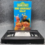 Sesame Street Sing Yourself Silly Vhs Tape 1990 Ctw Sony Wonder Ernie Cartoon. Fixed Price $24.99.