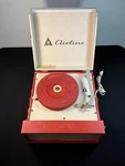 Vintage Airline Montgomery Ward Portable Record Player JWR758A Works. Fixed Price $79.95.