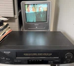 Sharp VC-H810U Vhs Recorder Vcr Player W/ Manual No Remote 4-HEAD Hi-fi Tested. Fixed Price $50.00.