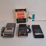 3 Vintage Tape Cassette Recorders - Sony Realistic Issues. Fixed Price $25.00.