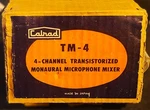 Calrad TM-4 Transistorized Mic Mixer 4-CHANNEL Vintage Japan Audio Free Shipping. Fixed Price $29.00.