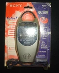 Sony Watchman FDL-220R 2.2" Color Lcd Television Combo Fm/am Radio 1997 New. Fixed Price $69.99.