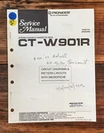 Pioneer CT-W901R Cassette Deck Service Manual *original*. Fixed Price $14.97.