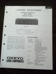 Onkyo Service Manual For The TA-2140 Cassette Tape Deck Repair. Fixed Price $9.48.
