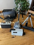 Sony AVC-1420 Video Camera & Power Supply In Case With Handle, Tripod. Fixed Price $249.99.