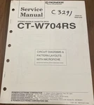 Pioneer CT-W704RS Stereo Double Cassette DECK3 Original Service Repair Manual. Fixed Price $14.94.
