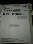 Pioneer KEH-P808 Uc Service Manual Original Repair Book. Fixed Price $49.99.