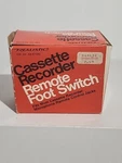 Realistic (radio Shack) Cassette Recorder Remote Foot Pedal Switch 44-610B. Fixed Price $11.90.